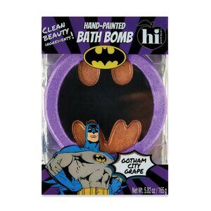 2/$14 💥 NEW Hand Painted DC Comic Batman 1" Thick Round Bath Bomb (4403)